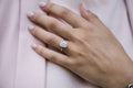 3.62 CT Elongated Cushion Solitaire Moissanite Engagement Ring 1
