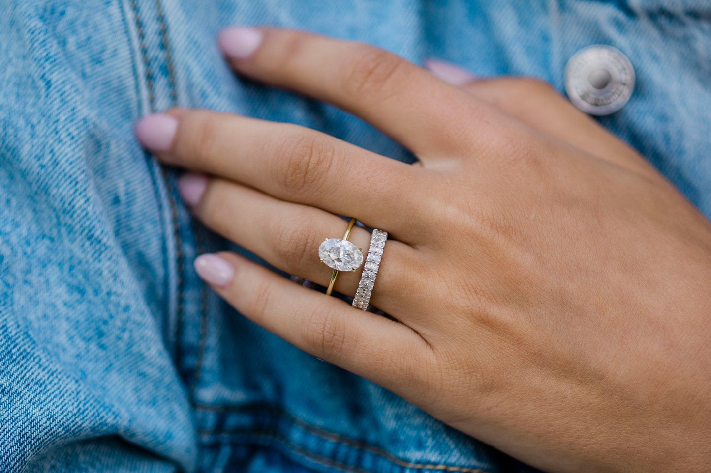 2.70 CT Oval Moissanite Ring Featuring Hidden Halo Style-Custom Listing For Xander 2