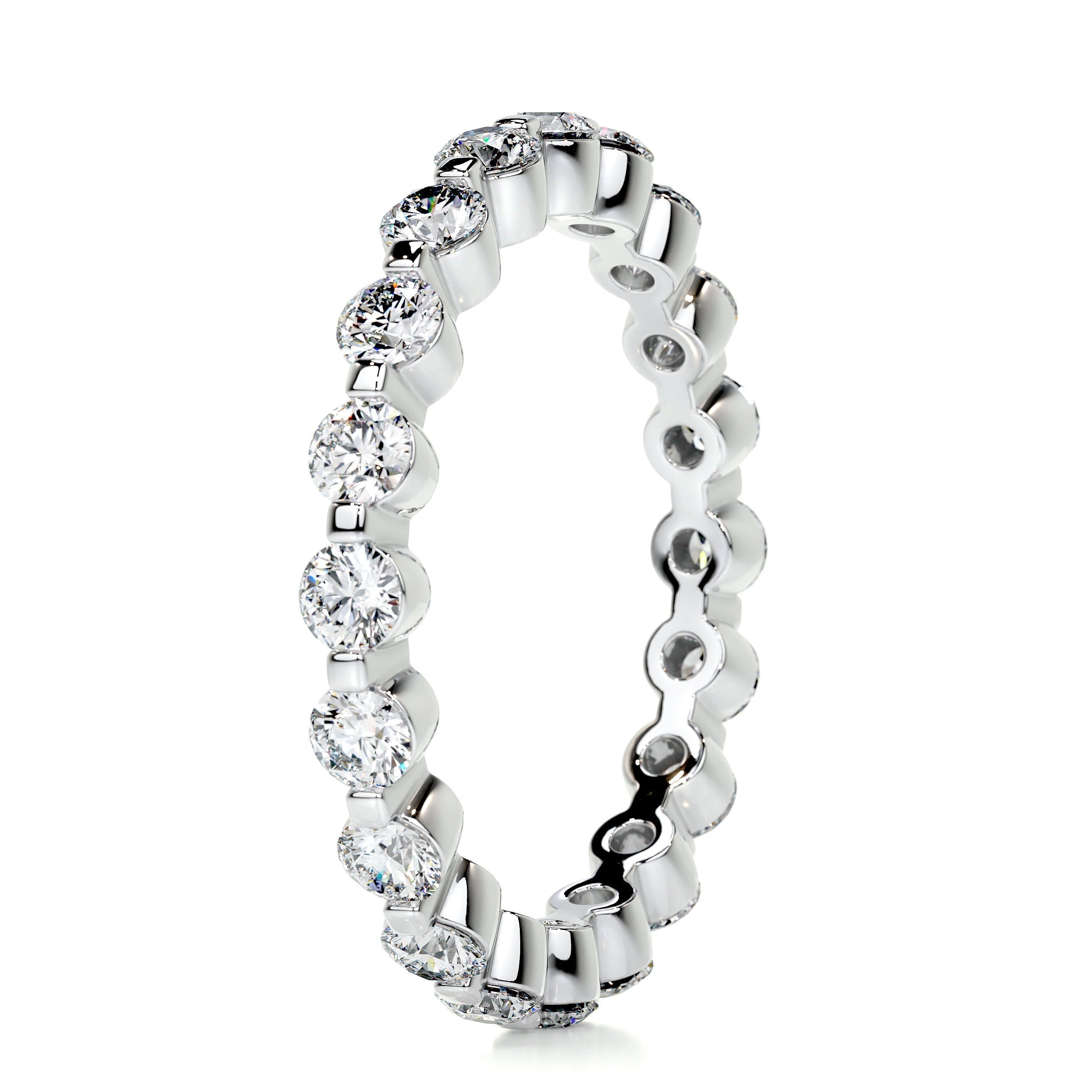 1.75 CT Round Full Eternity Lab Grown Diamond Wedding Band