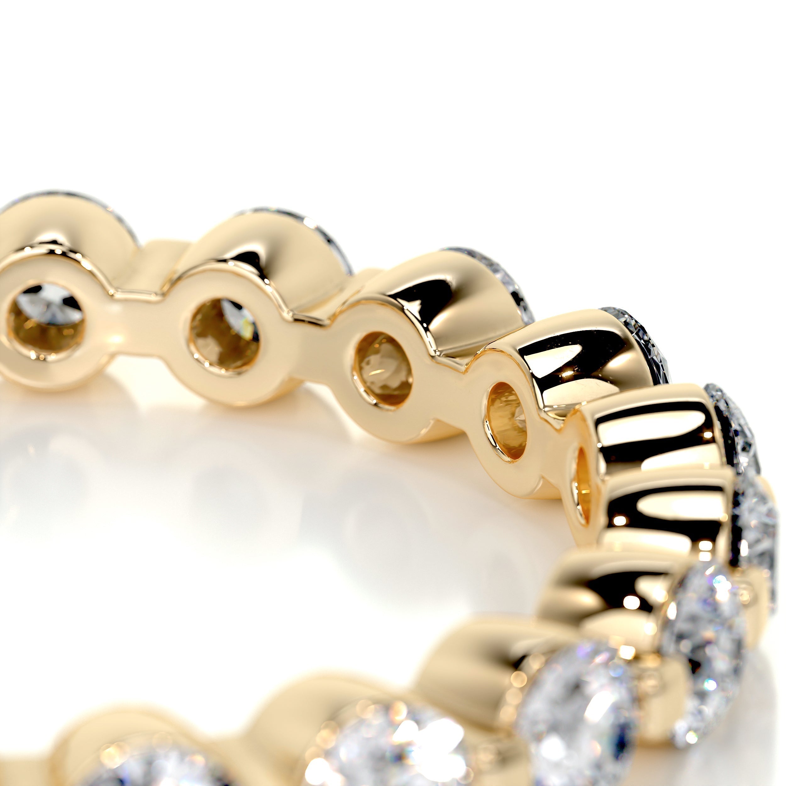 1.75 CT Round Full Eternity Lab Grown Diamond Wedding Band