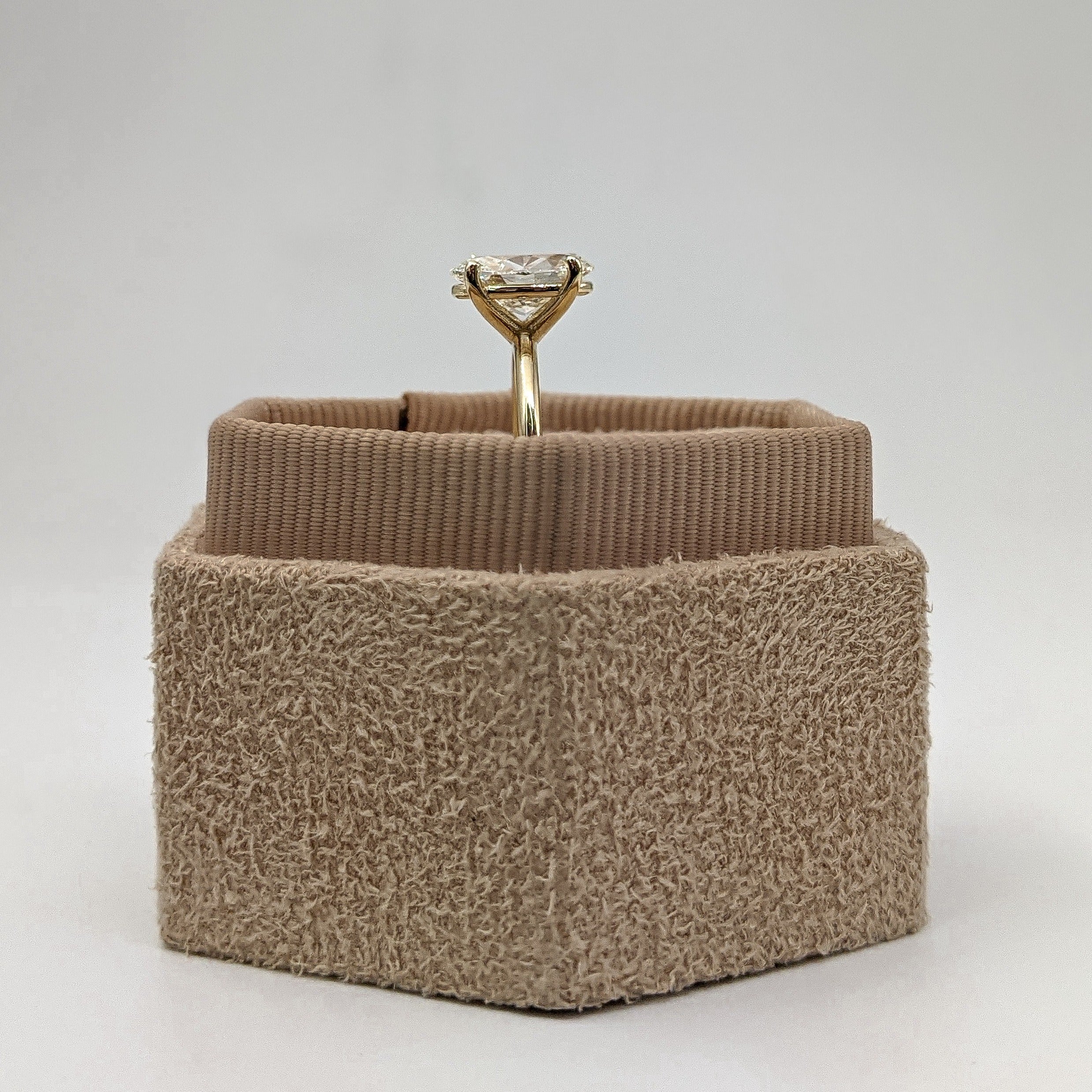 Oval Solitaire Lab Grown Diamond Engagement Ring