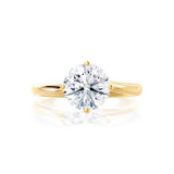 1.20 CT Round Solitaire CVD F/VS1 Diamond Engagement Ring