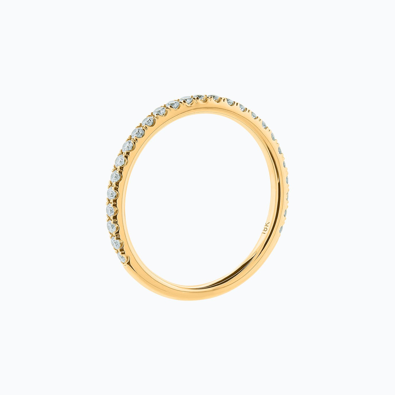 0.32 CT Round Eternity Lab Grown Diamond Wedding Band