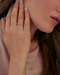 0.58 CT Round Full Eternity Lab Grown Diamond Wedding Band