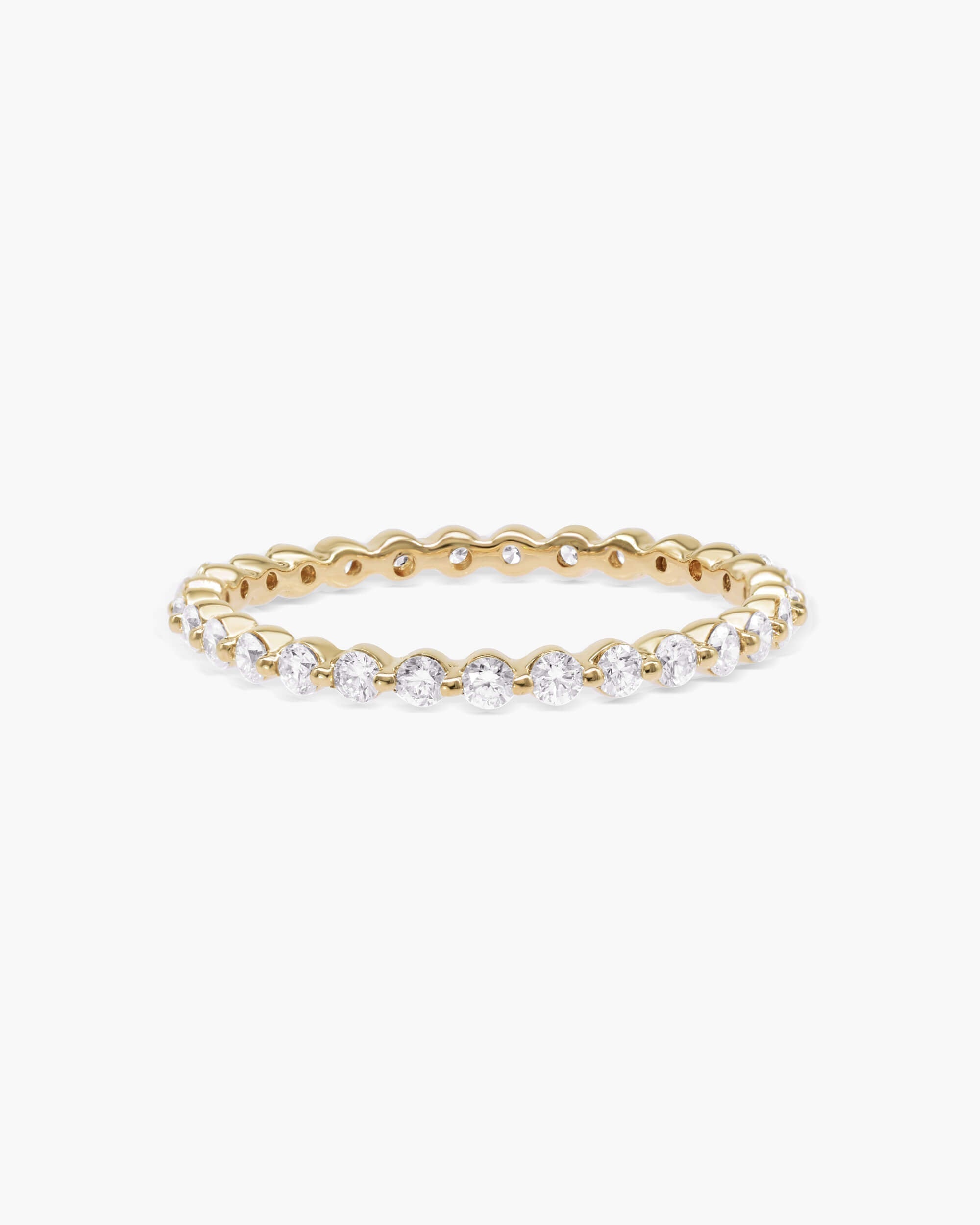 0.4 CT Round Full Eternity Lab Grown Diamond Wedding Band