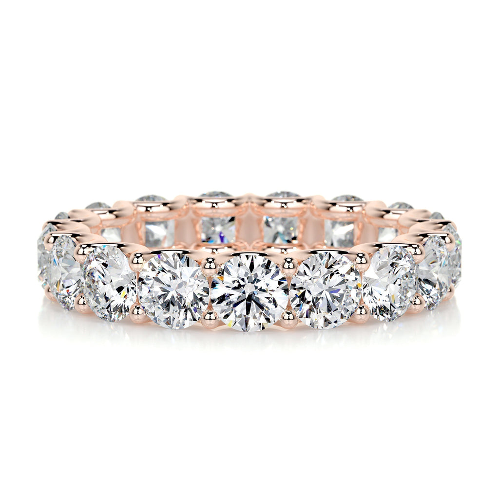 4 CT Round Full Eternity Lab Grown Diamond Wedding Band