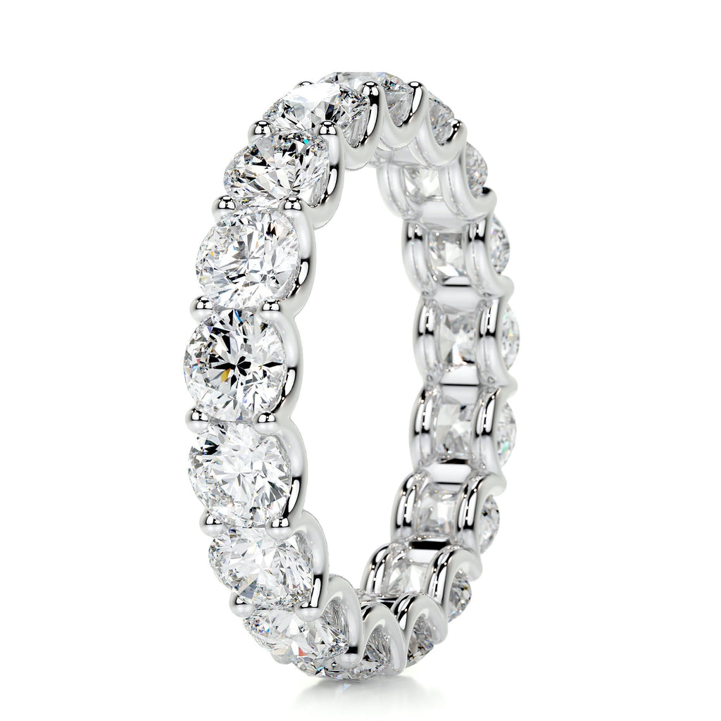 4 CT Round Full Eternity Lab Grown Diamond Wedding Band