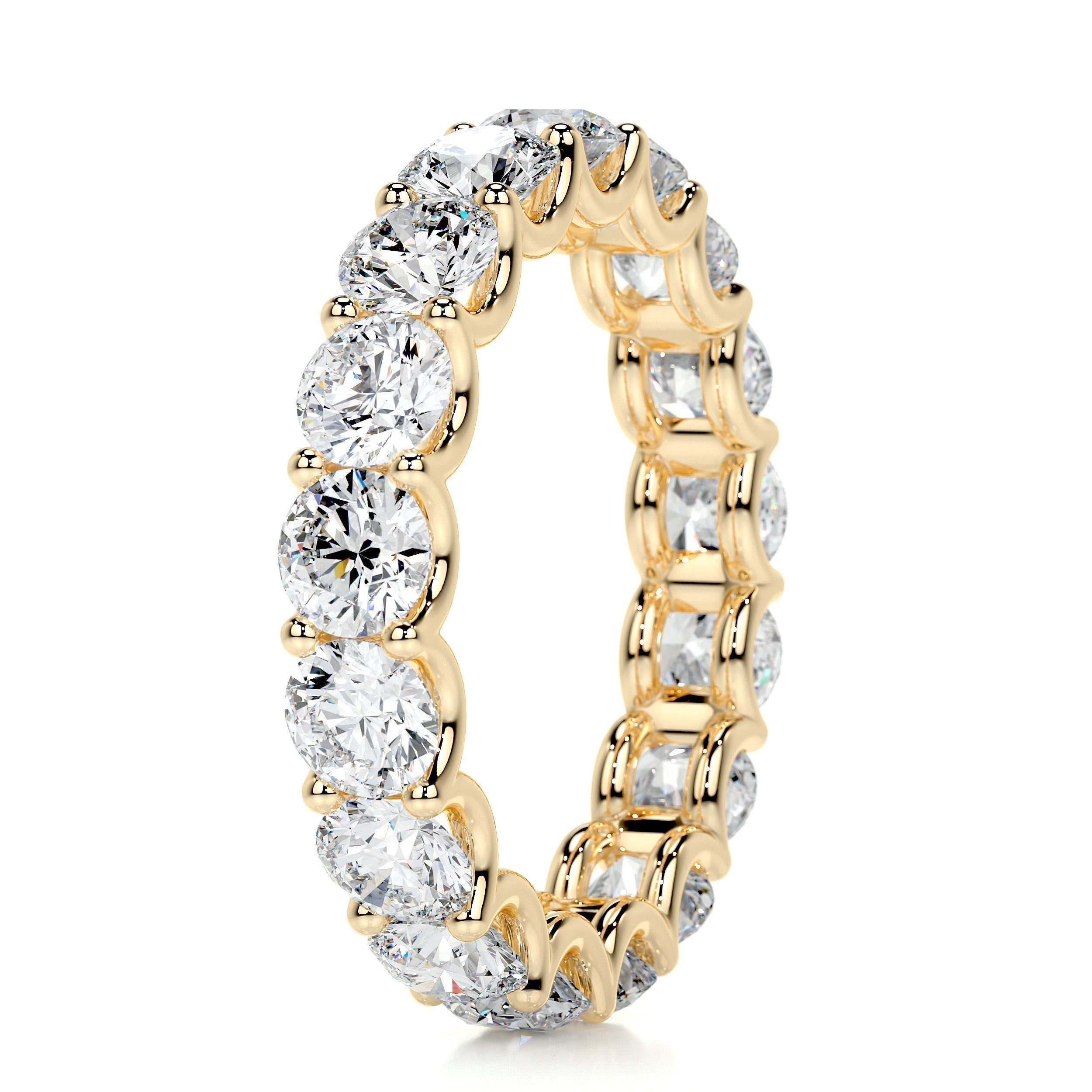 4 CT Round Full Eternity Lab Grown Diamond Wedding Band