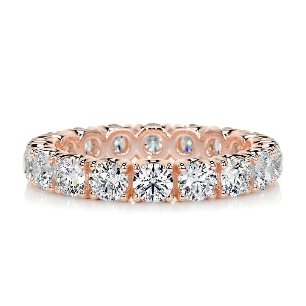 2.4 CT Round Full Etrnity Lab Grown Diamond Wedding Band
