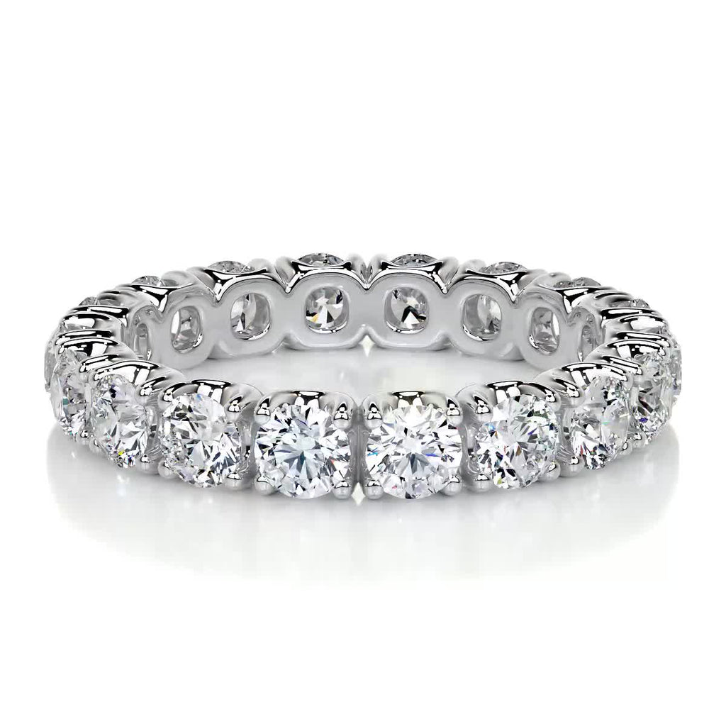 2.4 CT Round Full Etrnity Lab Grown Diamond Wedding Band