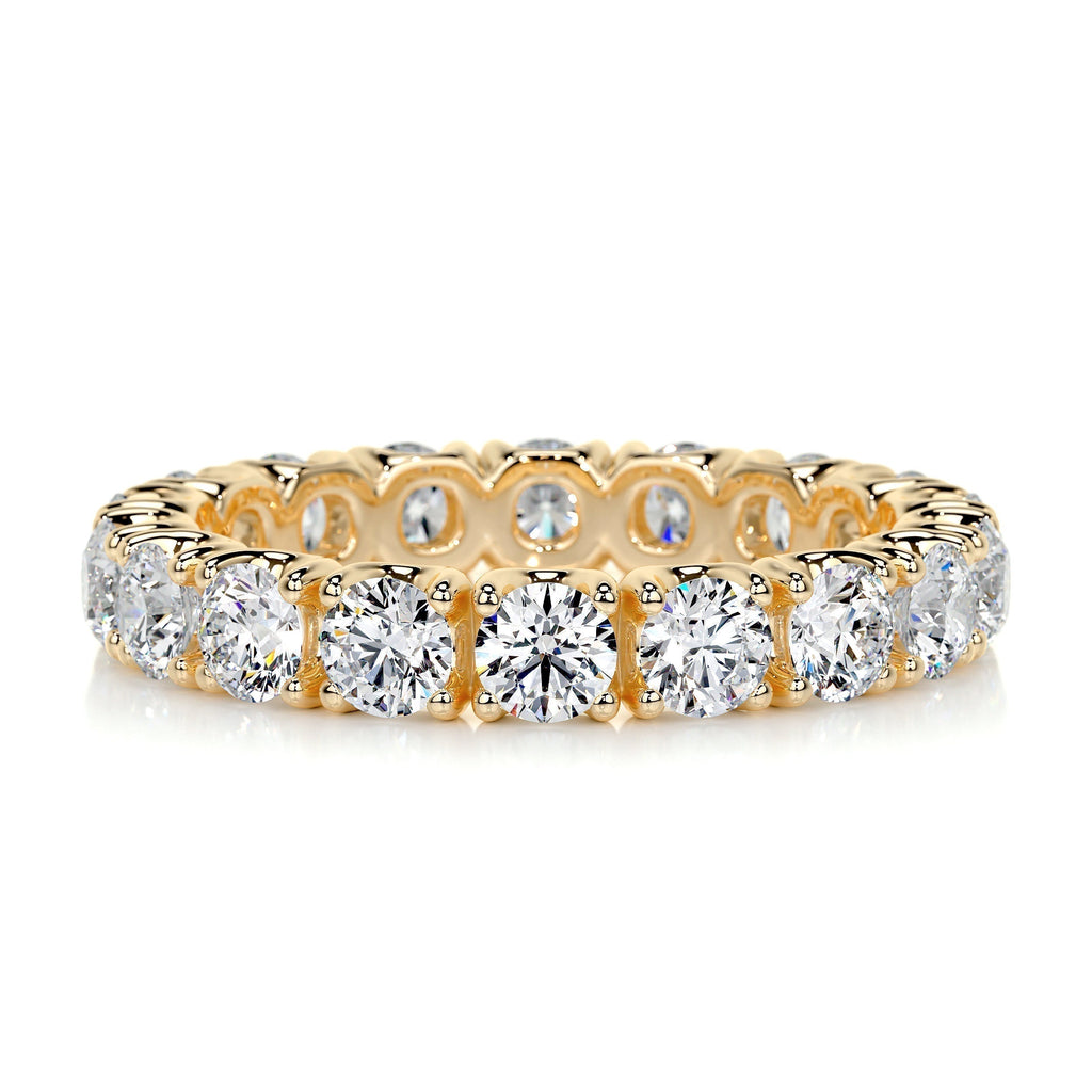 2.4 CT Round Full Etrnity Lab Grown Diamond Wedding Band