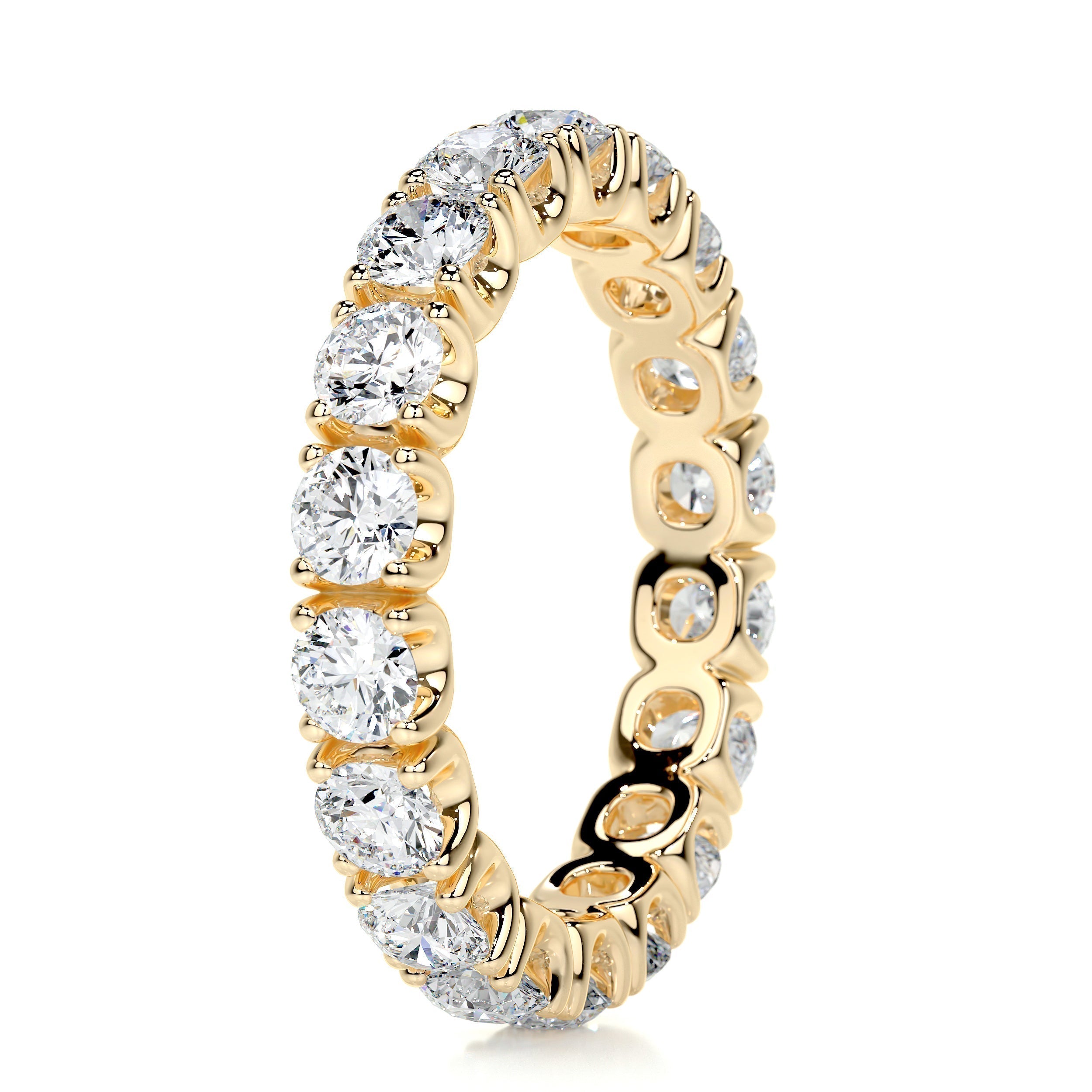 2.4 CT Round Full Etrnity Lab Grown Diamond Wedding Band