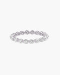 1.1 CT Round Full Eternity Lab Grown Diamond Wedding Band