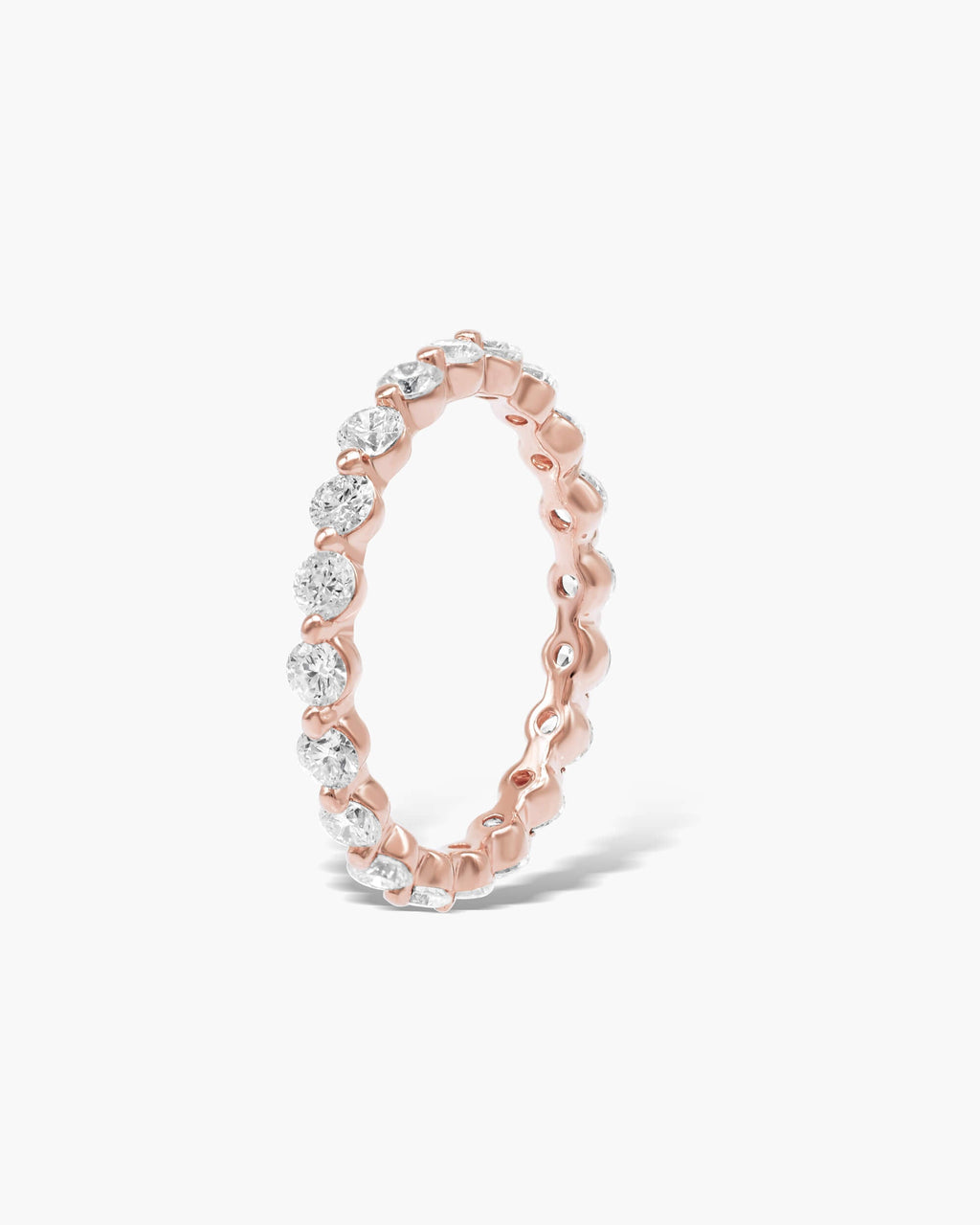 1.1 CT Round Full Eternity Lab Grown Diamond Wedding Band