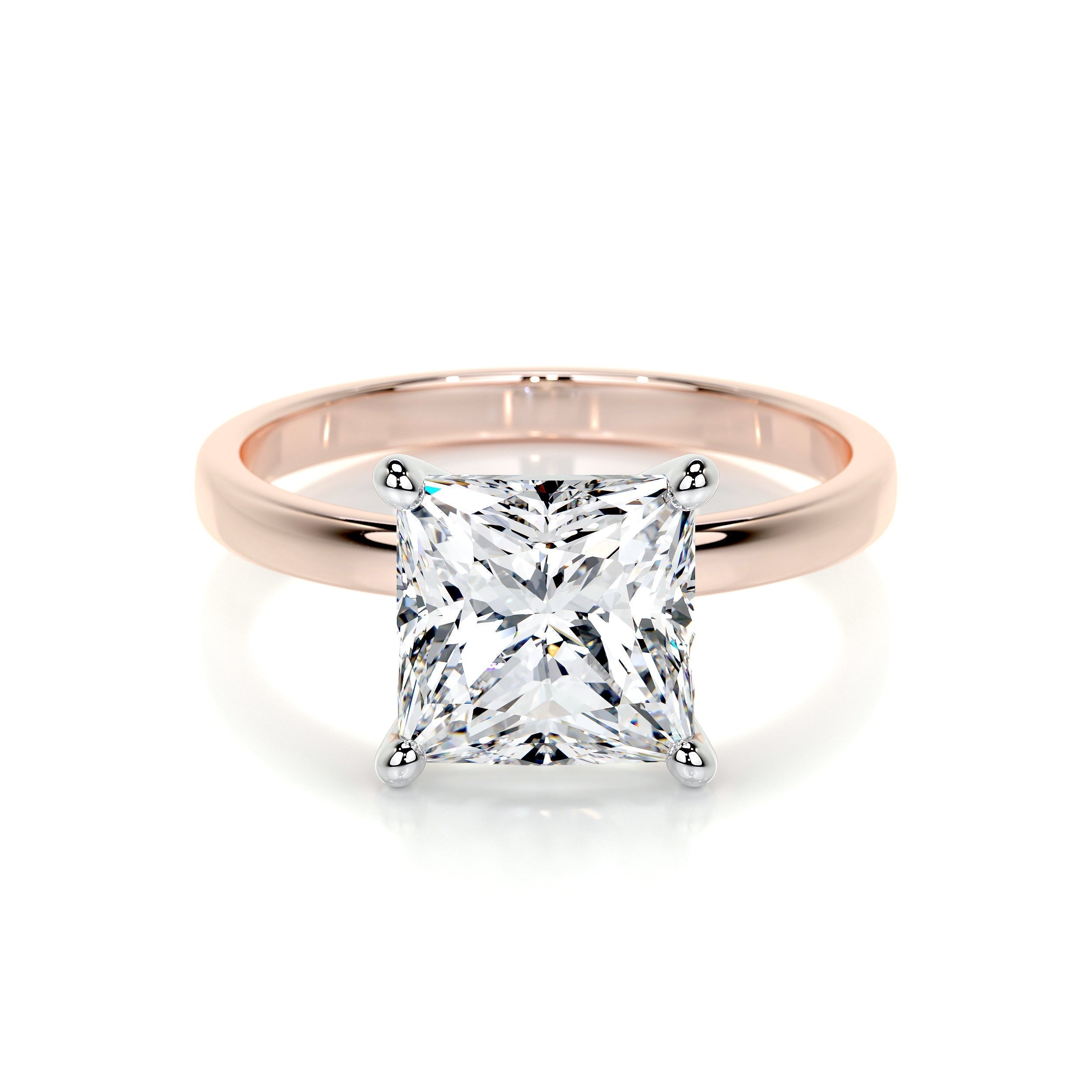 Princess Solitaire Lab Grown Diamond Engagement Ring