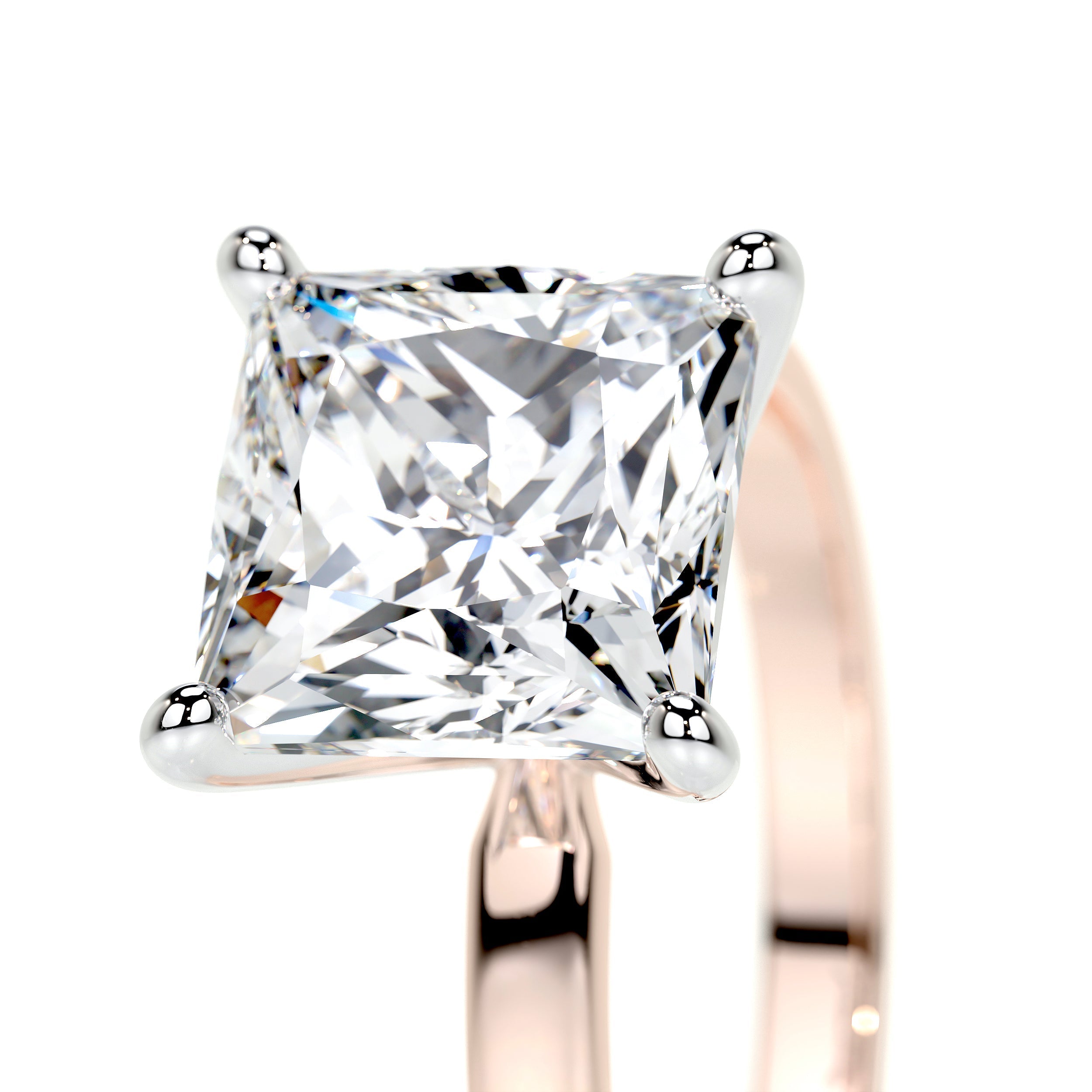 Princess Solitaire Lab Grown Diamond Engagement Ring