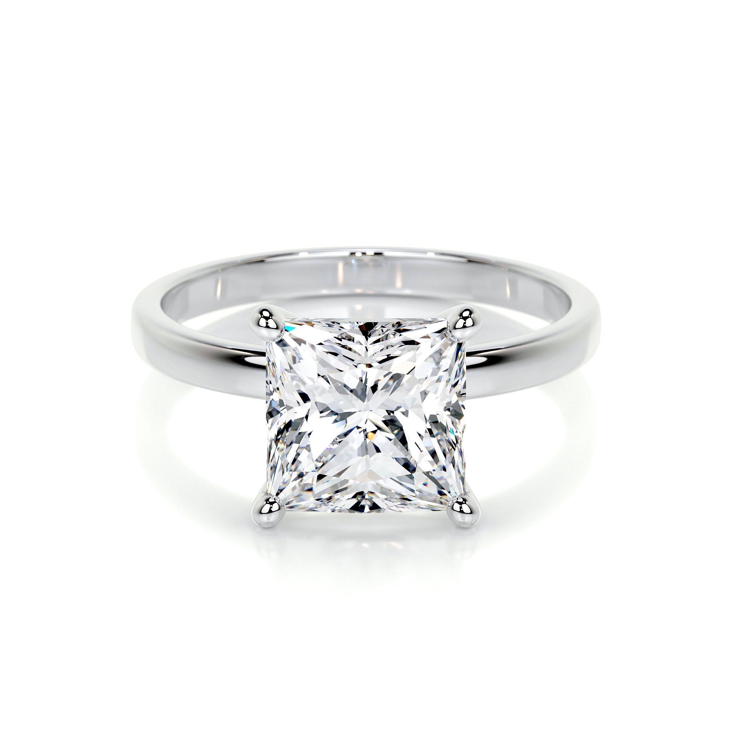 Princess Solitaire Lab Grown Diamond Engagement Ring