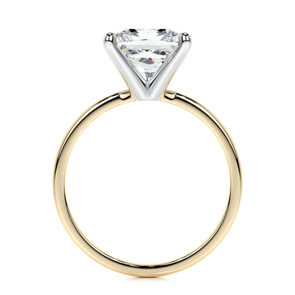 3.0 CT Princess Solitaire CVD F/VS2 Diamond Engagement Ring 8