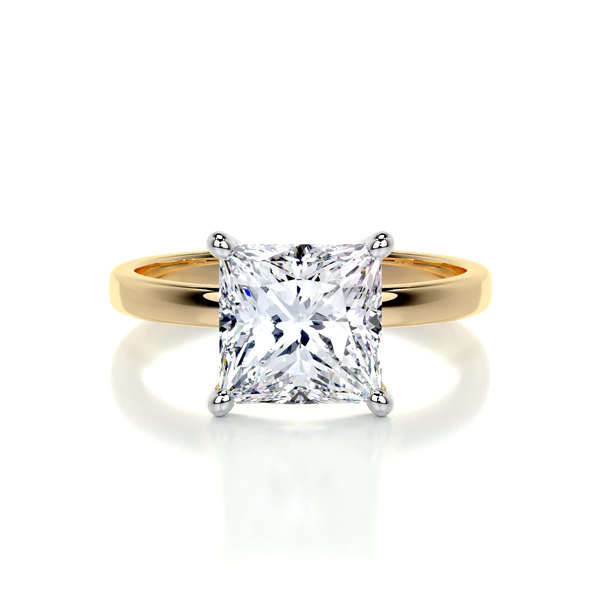 Princess Solitaire Lab Grown Diamond Engagement Ring
