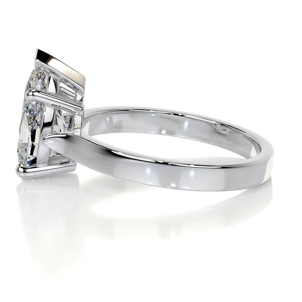 Round Solitaire Lab Grown Diamond Engagement Ring