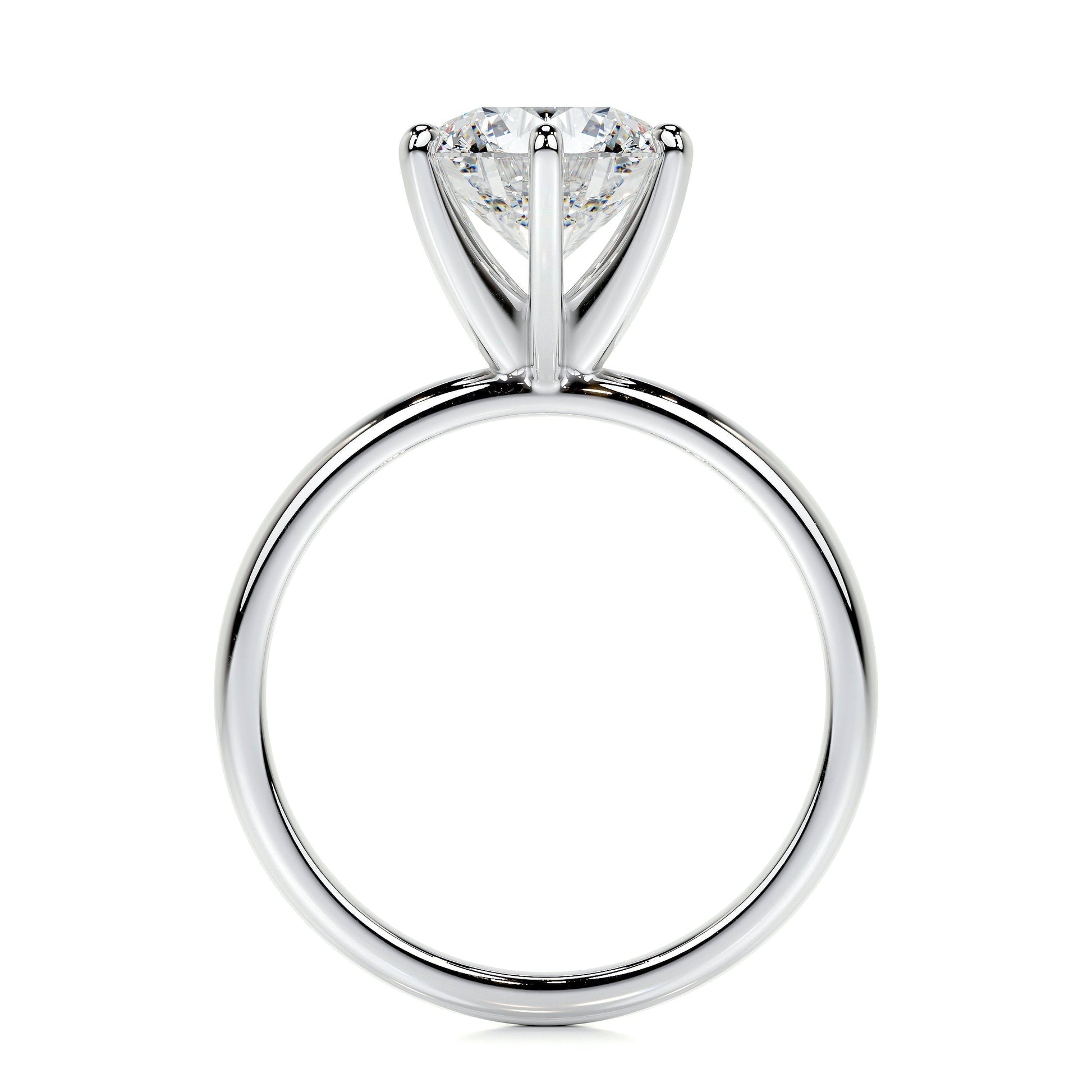 2.0 CT Round Solitaire CVD E/VS2 Diamond Engagement Ring 41