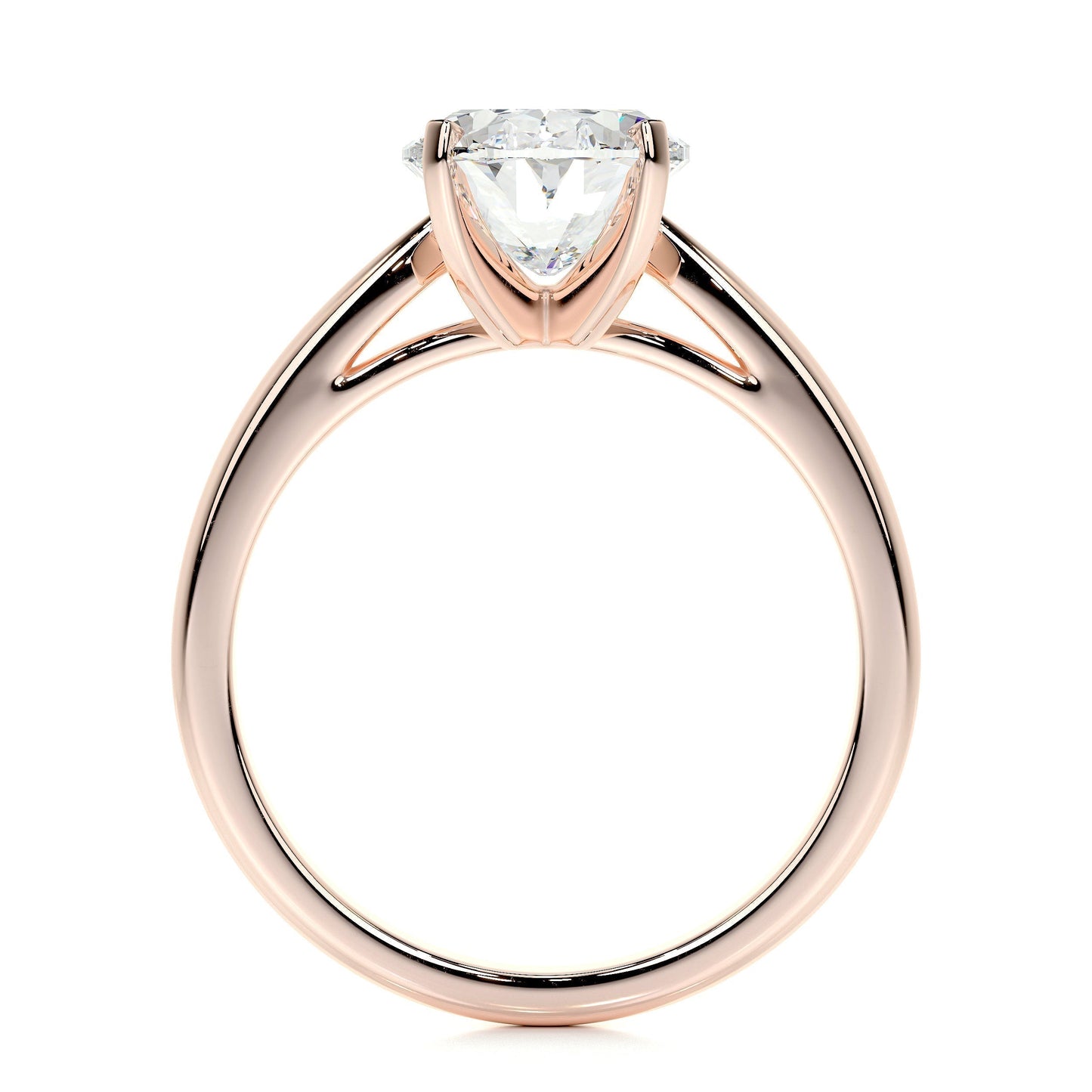 2.0 CT Oval Solitaire CVD G/VS2 Diamond Engagement Ring 15