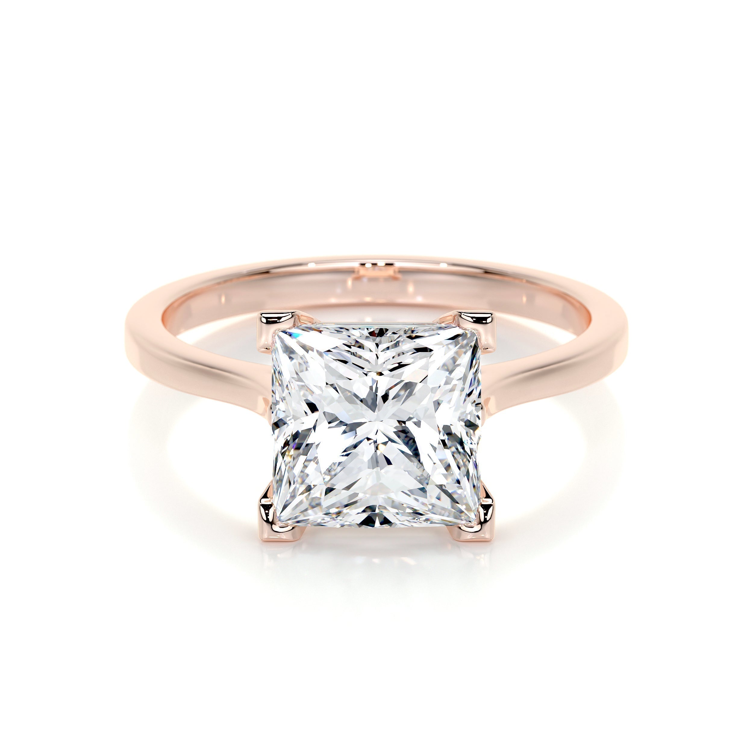 Princess Solitaire Lab Grown Diamond Engagement Ring