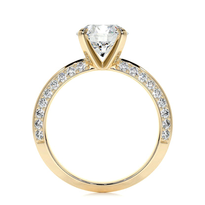 2.0 CT Round Solitaire CVD E/VS2 Diamond Engagement Ring 9