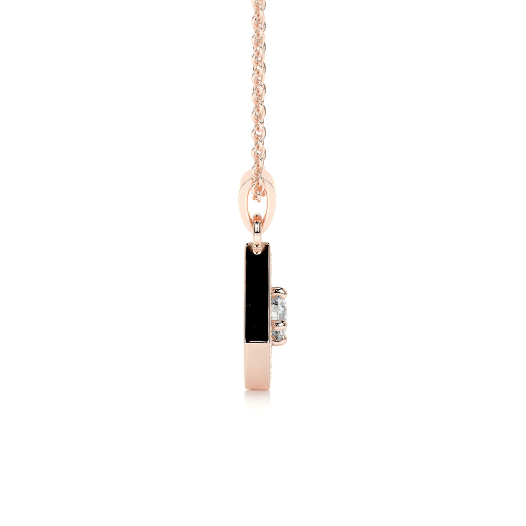 0.25 CT Round Lab Grown Diamond Necklace