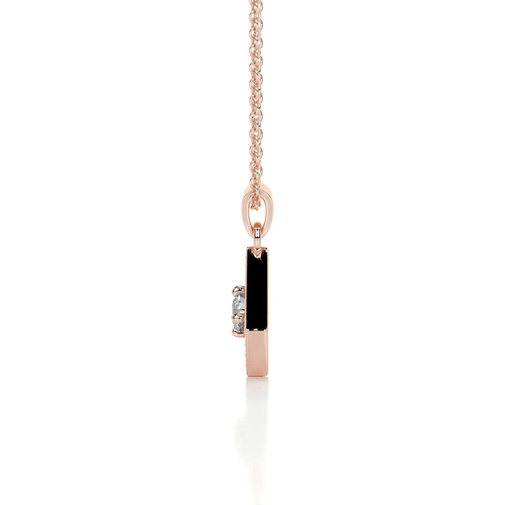 0.25 CT Round Lab Grown Diamond Necklace