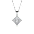 0.25 CT Round Lab Grown Diamond Necklace