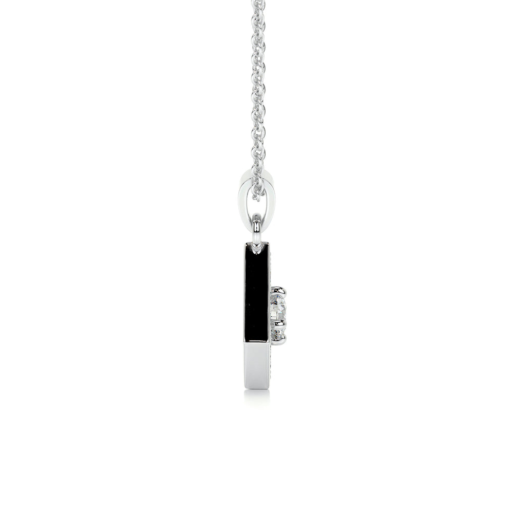 0.25 CT Round Lab Grown Diamond Necklace