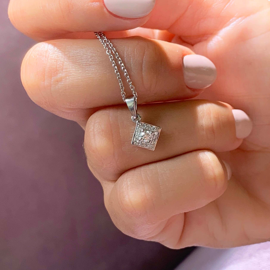 0.25 CT Round Lab Grown Diamond Necklace