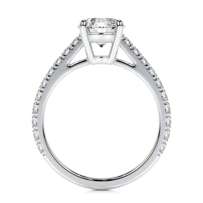 0.80 CT Round Solitaire CVD E/VS2 Diamond Engagement Ring 6