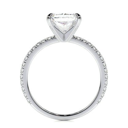 3.0 CT Radiant Solitaire CVD G/SI1 Diamond Engagement Ring 15