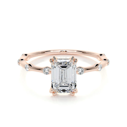 1.50 CT Emerald Solitaire CVD E/VS1 Diamond Engagement Ring 12