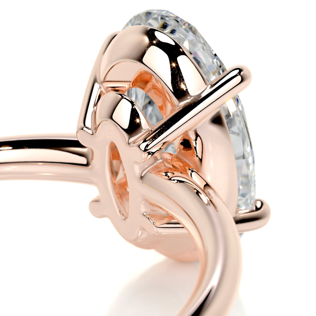 Oval Solitaire Lab Grown Diamond Engagement Ring