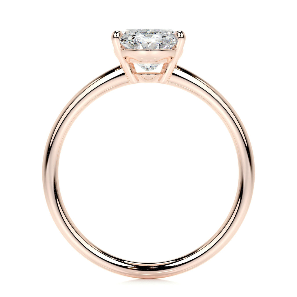 Oval Solitaire Lab Grown Diamond Engagement Ring