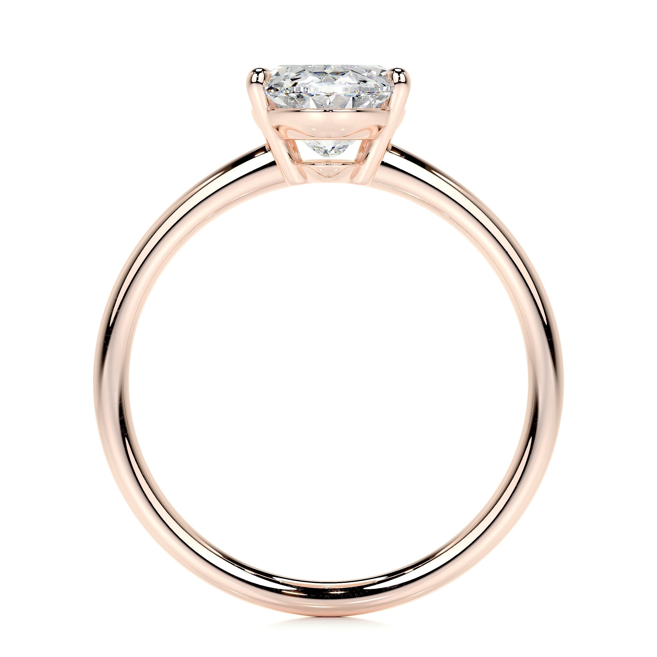Oval Solitaire Lab Grown Diamond Engagement Ring