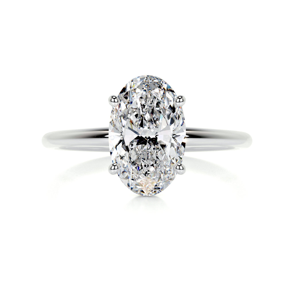 Oval Solitaire Lab Grown Diamond Engagement Ring