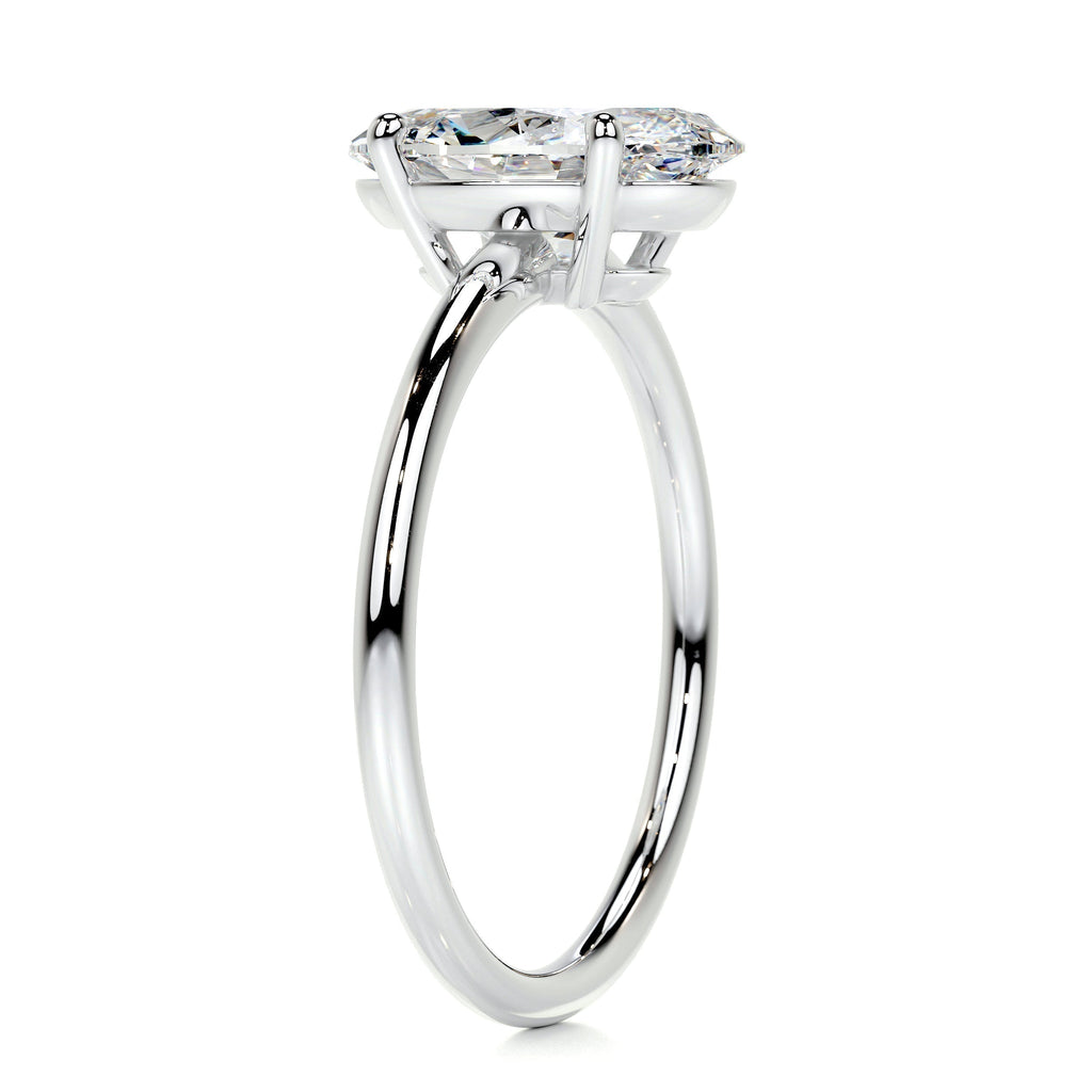 Oval Solitaire Lab Grown Diamond Engagement Ring