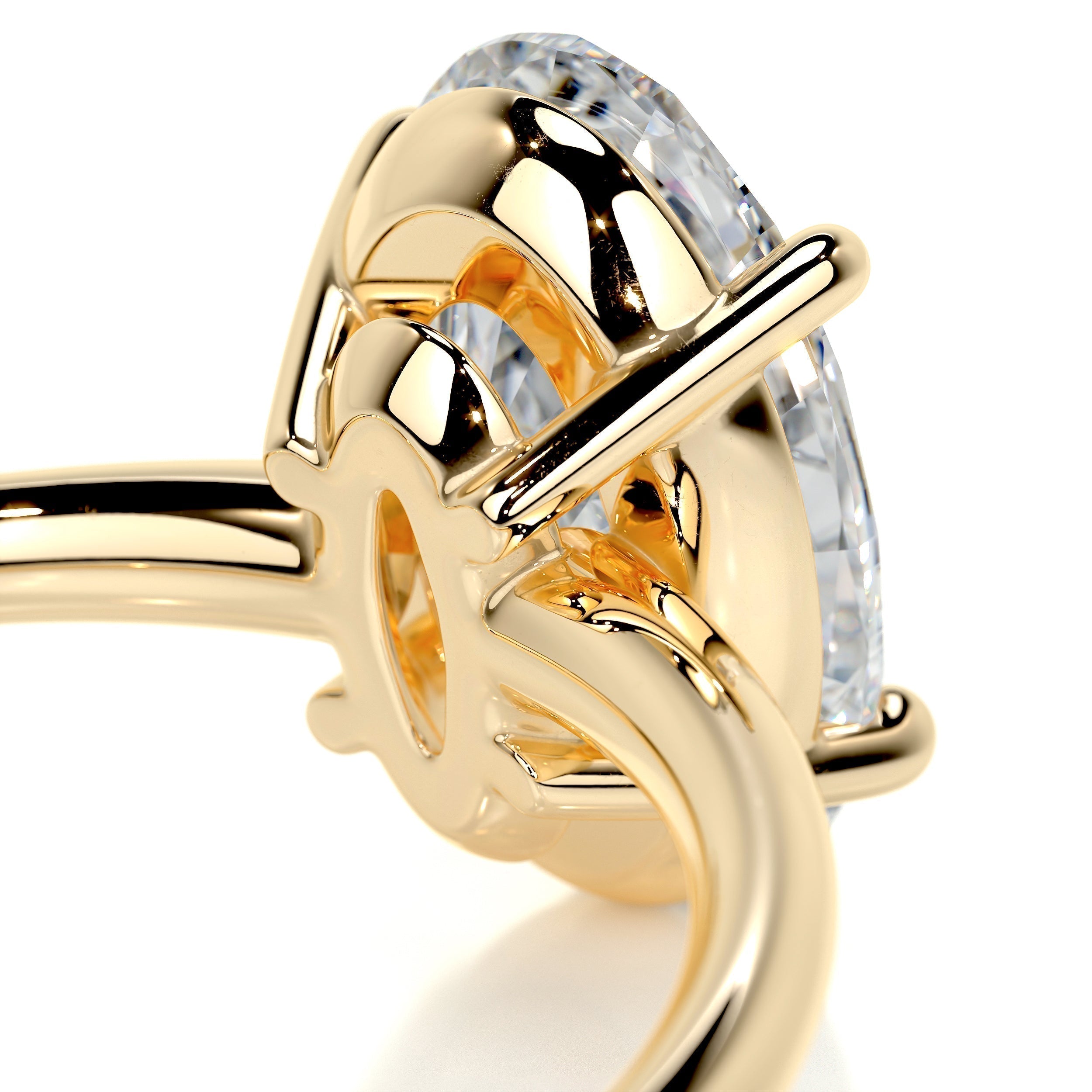 Oval Solitaire Lab Grown Diamond Engagement Ring