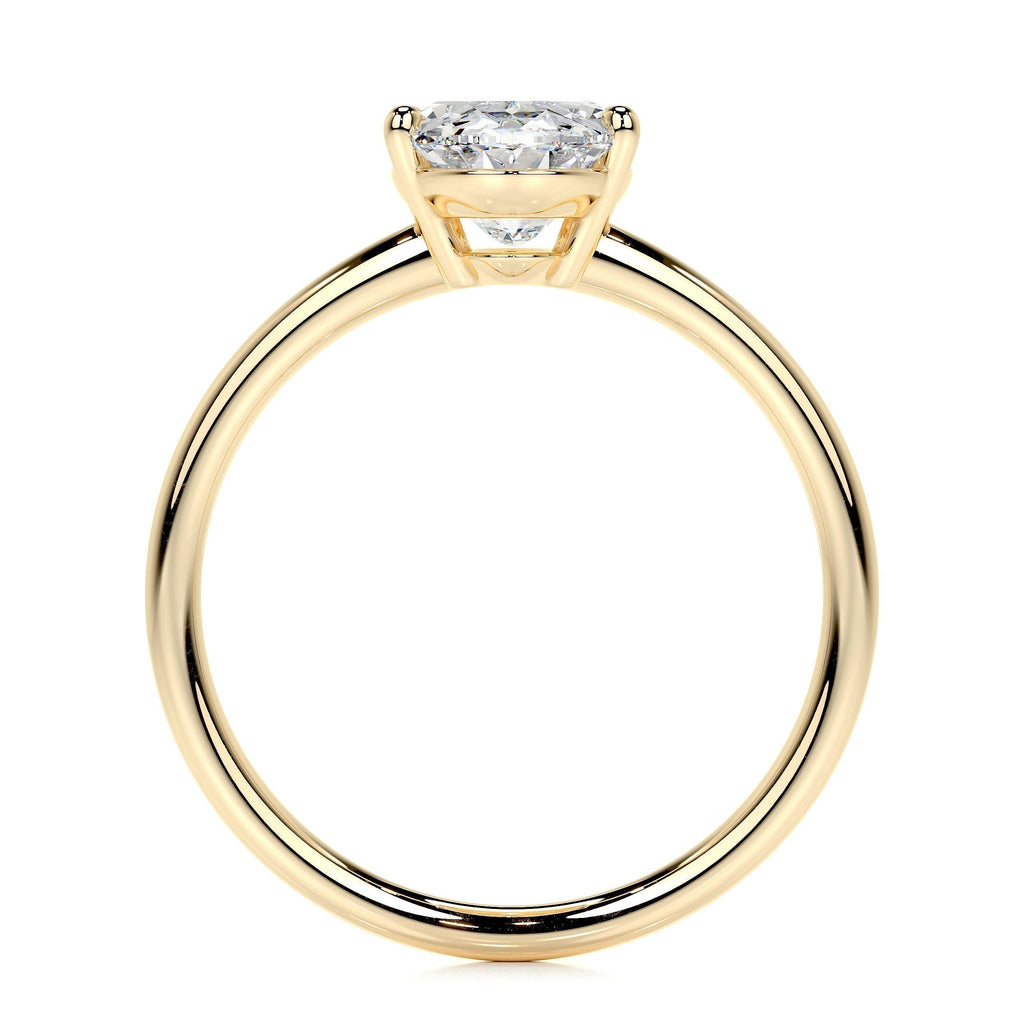 Oval Solitaire Lab Grown Diamond Engagement Ring