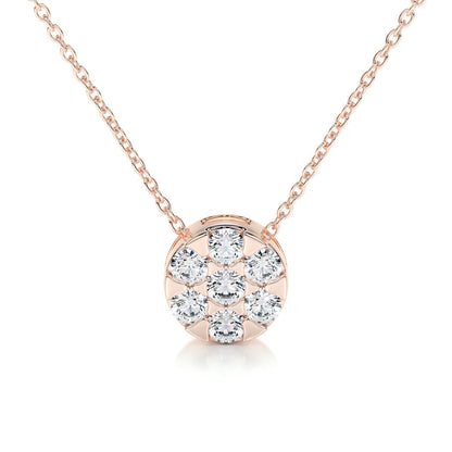 0.50 TCW Round CVD F/VS Diamond Necklace 11