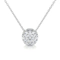 0.50 TCW Round Lab Grown Diamond Necklace