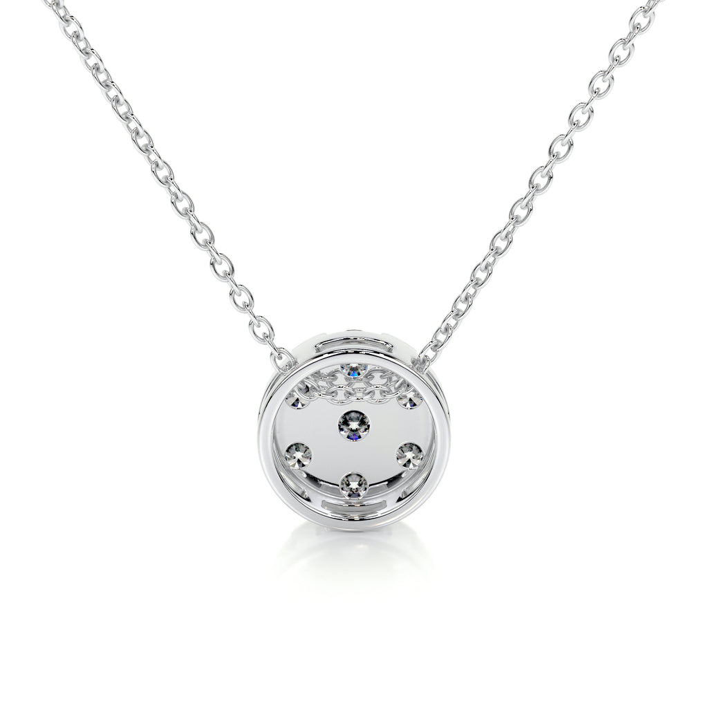0.50 TCW Round CVD F/VS Diamond Necklace 5