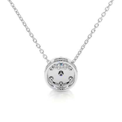 0.50 TCW Round CVD F/VS Diamond Necklace 5