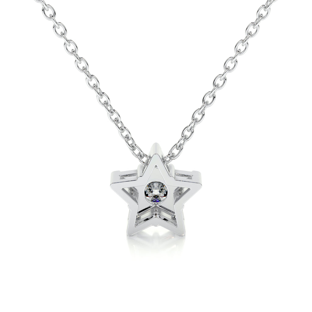 0.25 CT Round Lab Grown Diamond Necklace