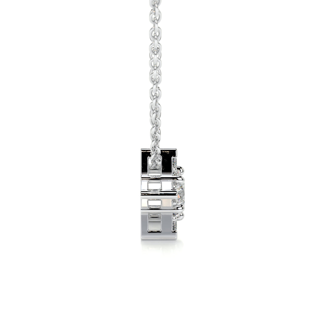 0.25 CT Round Lab Grown Diamond Necklace