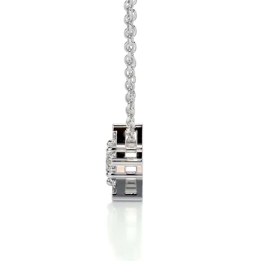 0.25 CT Round Lab Grown Diamond Necklace